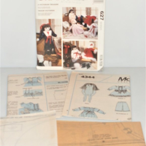 PTN 1989 McCall's Crafts VICTORIAN TREASURE McCall's Pattern #627 Sewing Pattern - Picture 1 of 4